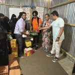 ईन्ट्रा फाउण्डेसनका संस्थापक सिएफओ मेघ सुवेदीद्वारा रोहिंग्या शरणार्थीहरुका लागि खाद्यान्न वितरण